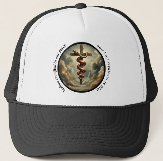 Yeshua crucified in Our place that we might be made righteous in Him