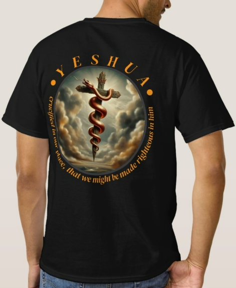 "Yeshua crucified in our place"  "that we might be made righteous in Him"